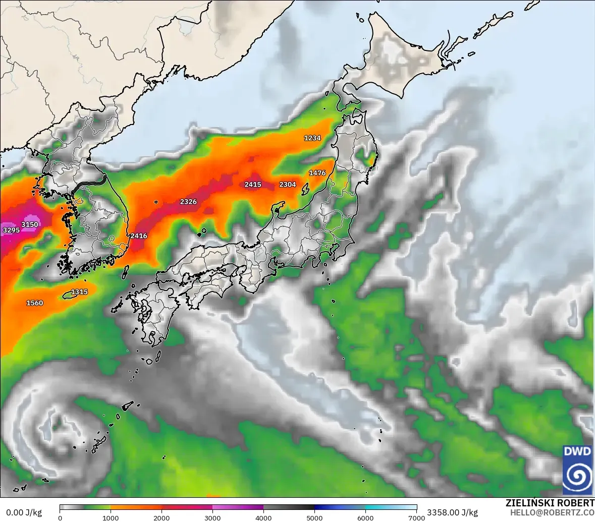 ICON modelo - Japón, CAPE
