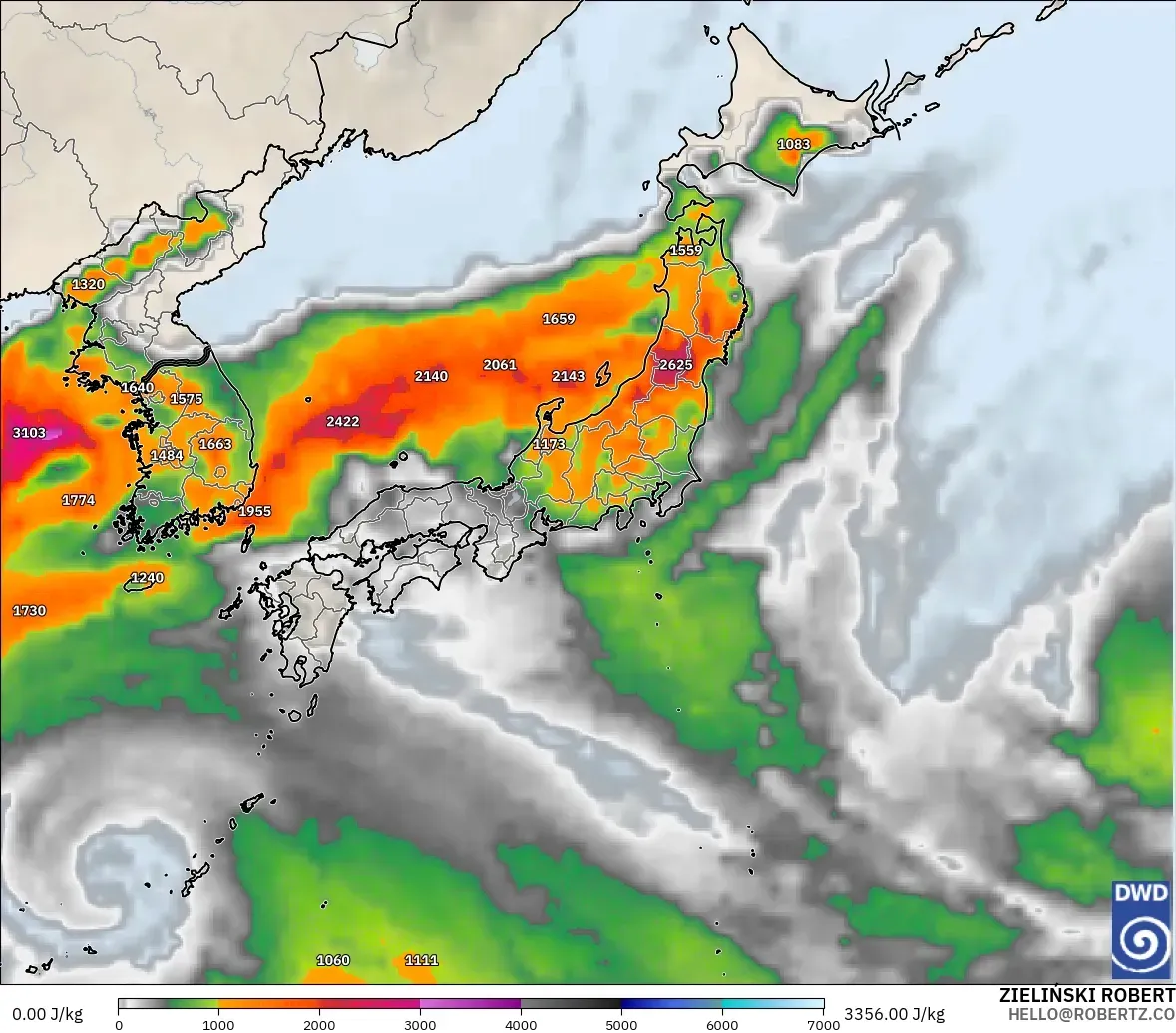 ICON modelo - Japón, CAPE